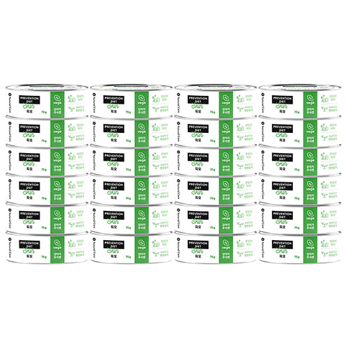 네츄럴코어 - 강아지 주식 베지 캔 피모 75g x 24개 묶음셋트