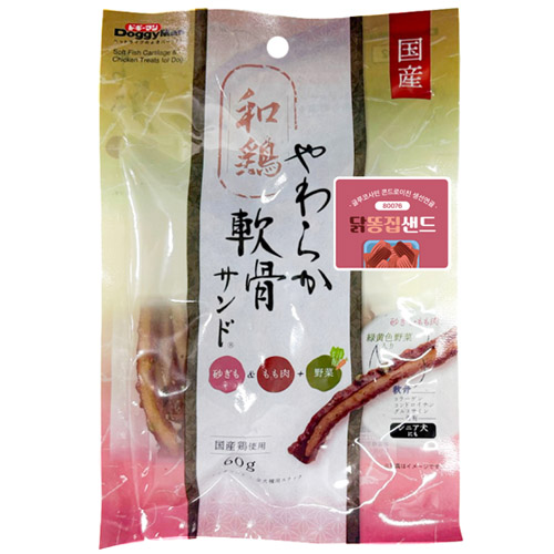 도기맨 헬시 닭똥집샌드(생선연골) 60g
