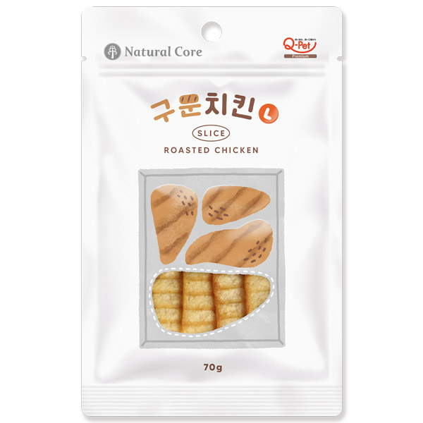 네츄럴코어 - 직화로 구운치킨 L 70g x 5개 묶음셋트