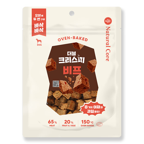 네츄럴코어 - 오븐 베이크 더블 크리스피 비프 70g