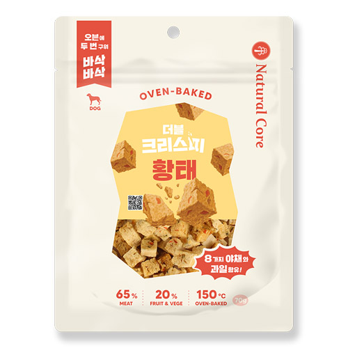 네츄럴코어 - 오븐 베이크 더블 크리스피 황태 70g