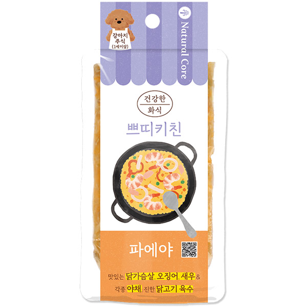 네츄럴코어 - 주식형 화식 파우치 쁘띠키친 85g - 4종혼합 1박스(총 12개)