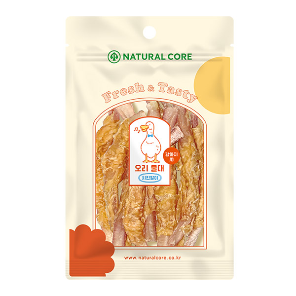 네츄럴코어 - 오리 울대 치킨말이 60g