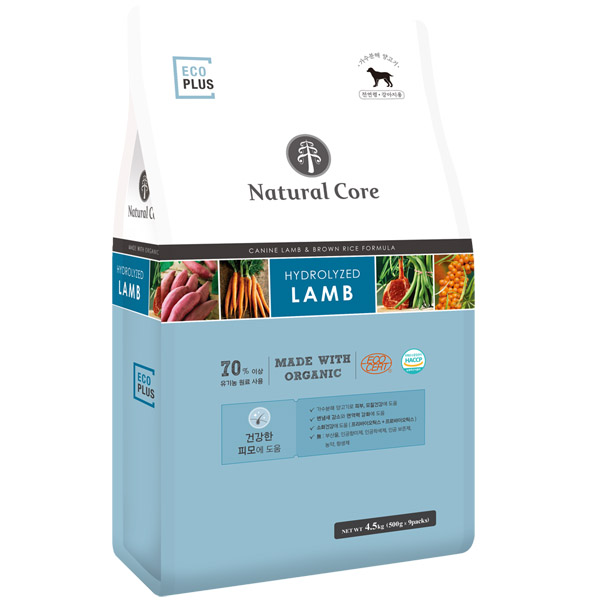 네츄럴코어 - 70% 유기농 에코플러스 가수분해 양고기 4.5kg