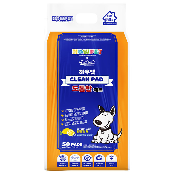 하우펫 - 도톰한 패드(레몬향) 50매