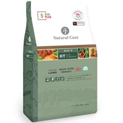 네츄럴코어 - 70% 유기농 에코플러스5 가수분해 양고기 7kg + 하루유산균12p